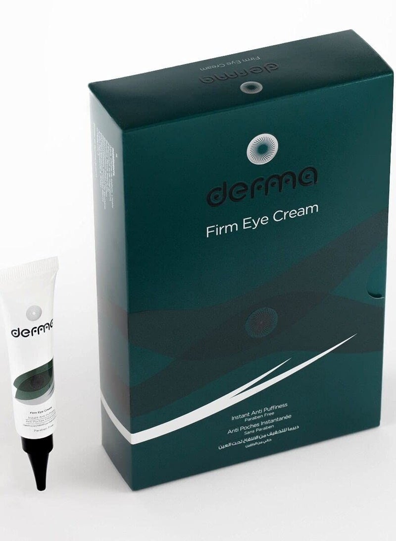 Derma Firm Eye Cream helps  reduce puffy eye and dark circles  15 G