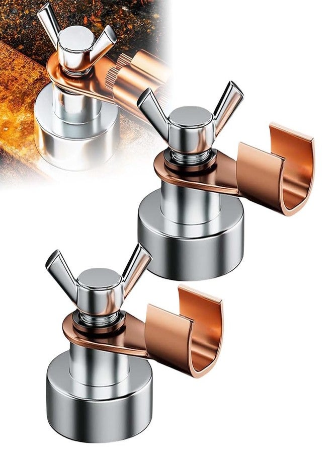 Serplex® Welding Magnetic Ground Clamps - 2 Sizes, Strong Magnet Welding Workpiece Holders for Stable Grounding and Improved Weld Quality - Image 1