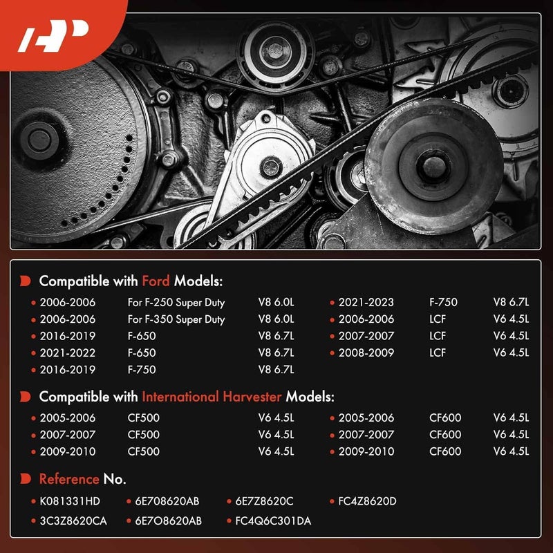 A-Premium Serpentine Belt for Ford F-650 F-750 - Image 2