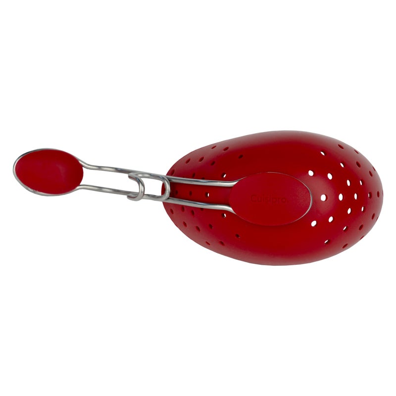 Cuisipro Browne & Co Cuisipro Egg Silicone Poacher Set of 2, Red - Image 4