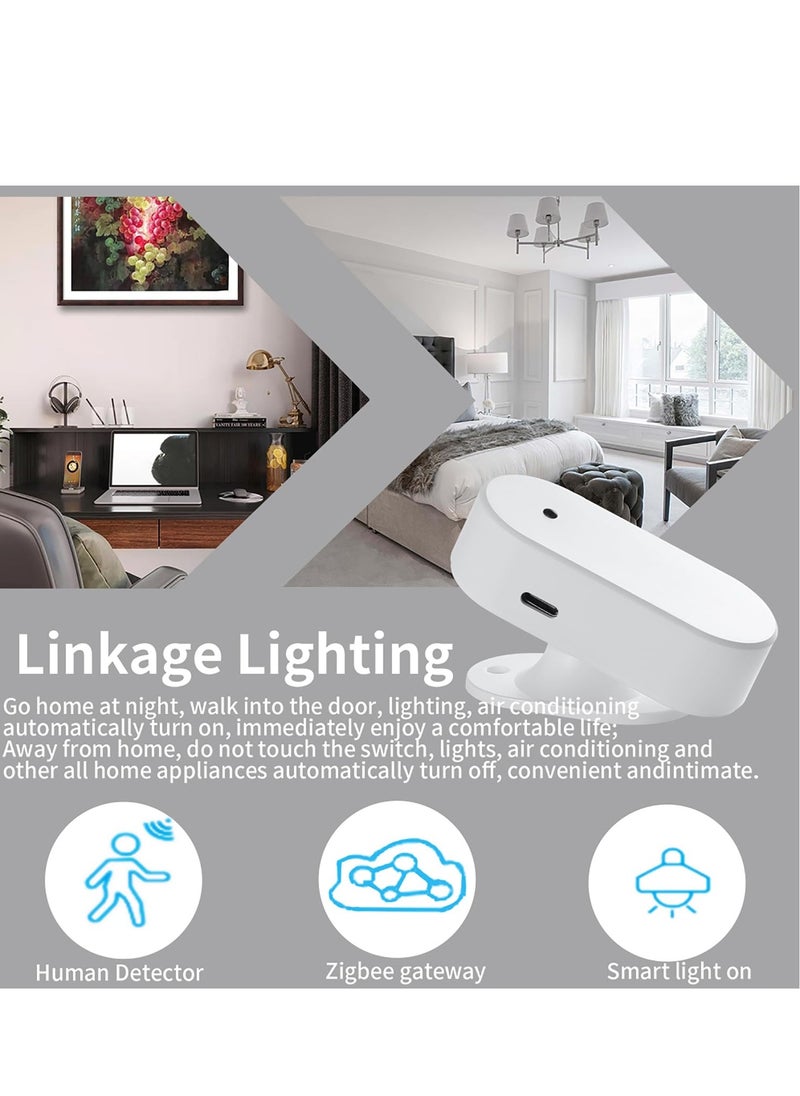 Generic - Smart Human Presence Sensor - Tuya Zigbee Millimeter Radar, Requires Essential Tuya Hub, Compatible with Zigbee2mqtt & Home Assistant Systems for Enhanced Smart Home Automation. - Image 1