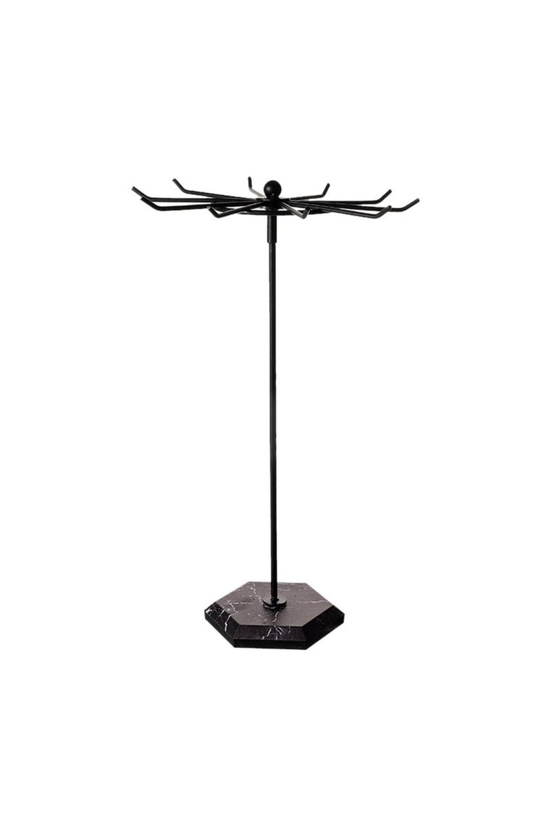 black Jewelry Organizer Display Necklace Holder Necklace Hanger Jewelry Display Stand Necklaces Earr