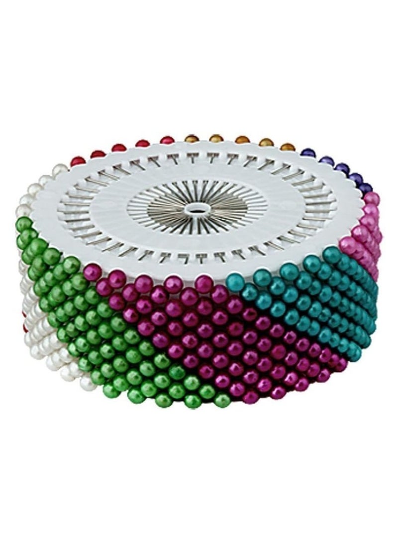 STAR BEJA Decorative Round Pearl Straight Head Pins 1.5 inch 480 Pcs - Image 1