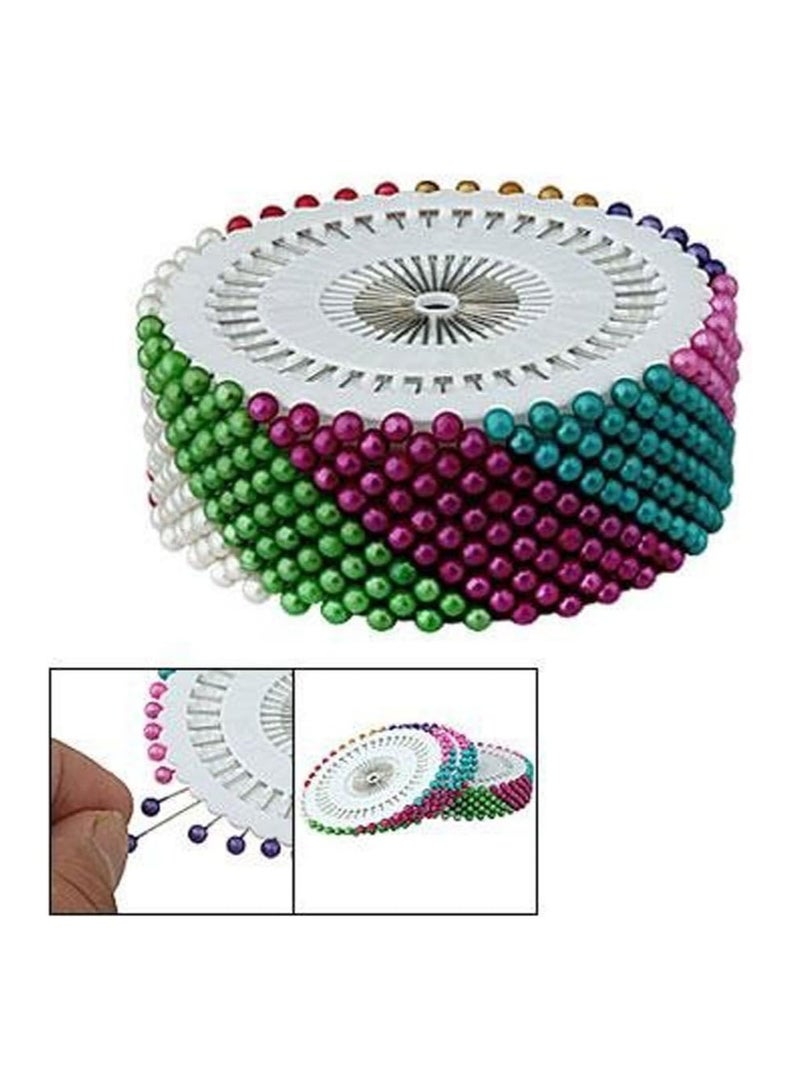 STAR BEJA Decorative Round Pearl Straight Head Pins 1.5 inch 480 Pcs - Image 2