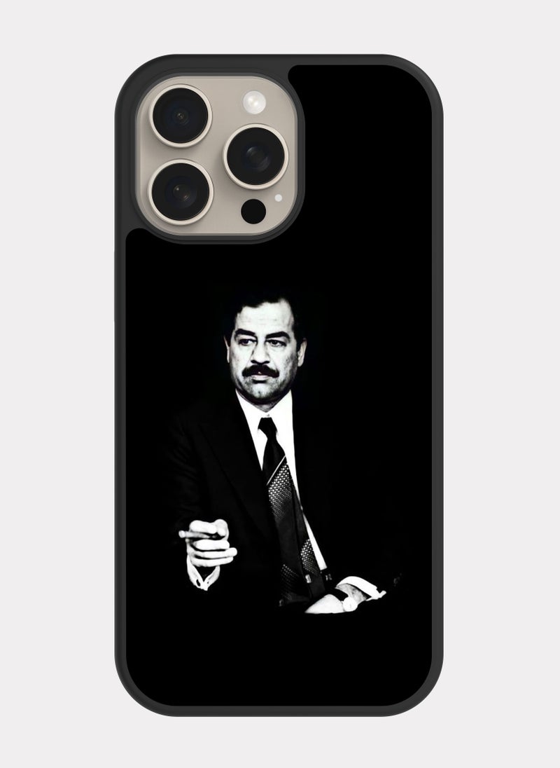 PXLAAT iPhone 15 Pro Max case cover Saddam Hussein - Image 1