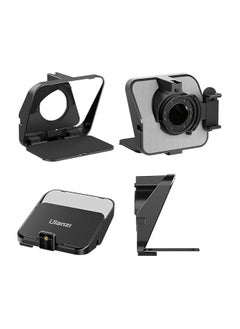 Ulanzi Ulanzi RT02 Foldable & Portable Teleprompter for Camera, Mobile Phone, Tablet, Broadcast, Presentations | Easy to Use w/ Cold Shoe Extension | 58/67/72/77/82mm Lens Adapter Rings + Bluetooth Remote  - Image 4