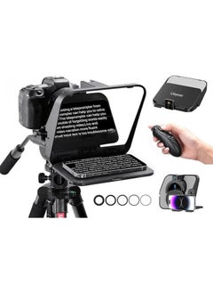 Ulanzi Ulanzi RT02 Foldable & Portable Teleprompter for Camera, Mobile Phone, Tablet, Broadcast, Presentations | Easy to Use w/ Cold Shoe Extension | 58/67/72/77/82mm Lens Adapter Rings + Bluetooth Remote  - Image 5