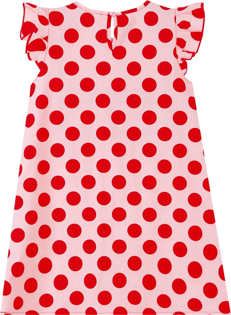 Denokids Polka Dot Kitty Dress