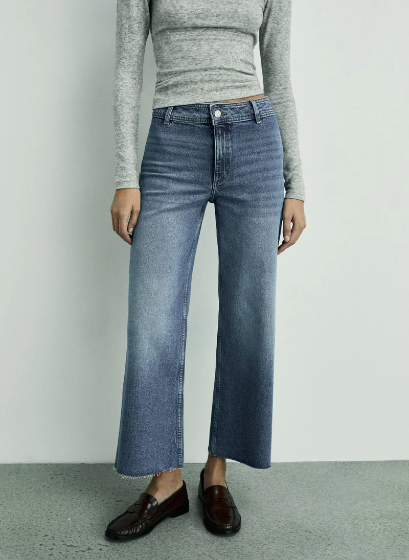 MANGO Catherin Culotte High Rise Jeans