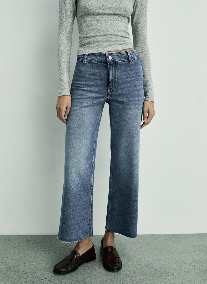 MANGO Catherin Culotte High Rise Jeans  - Image 1