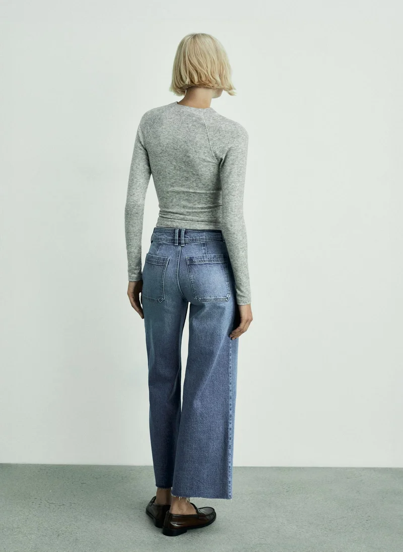 مانجو Catherin Culotte High Rise Jeans