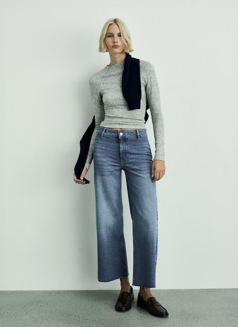 MANGO Catherin Culotte High Rise Jeans  - Image 3
