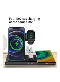 18W 4-in-1 Fast Charging Folding Wireless Adapter For Apple Devices - DS13