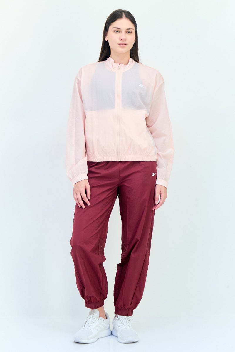 Reebok مجموعة ملابس رياضية نسائية مكونة من 2 قطعة بأكمام طويلة، متعددة الألوان - Image 1