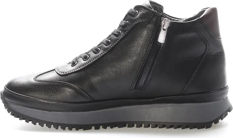 Fast Step Men's Genuine Leather and Fur Inside, Water and Cold Resistant Non-Slip Sole Winter Sports Boots 722KMA685
