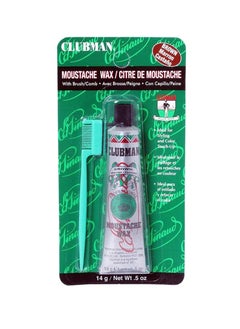 Aii Clubman Pinaud Clubman Moustache Wax, Brown - 1 Each, 1count