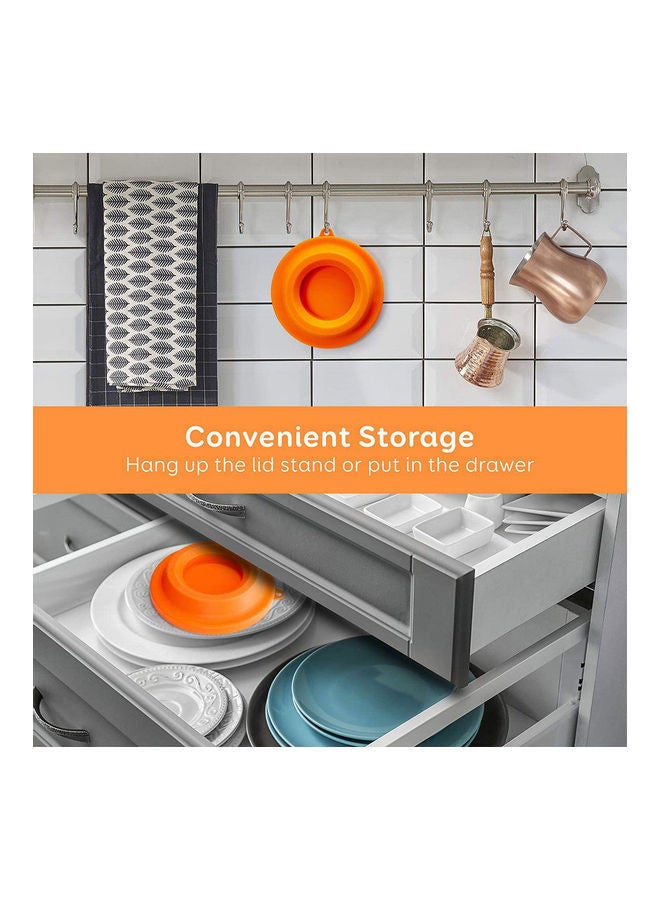 NIBEMINENT Silicone Lid Holder Orange  - Image 5