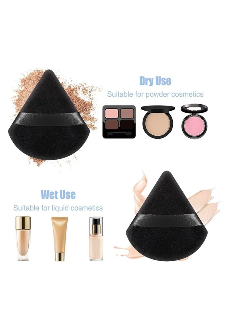 Generic 6-Piece Dual-Use Compact Triangle Makeup Sponge Ideal for applying makeup with smooth coverage and a natural look, Makeup Sponge  - Image 4