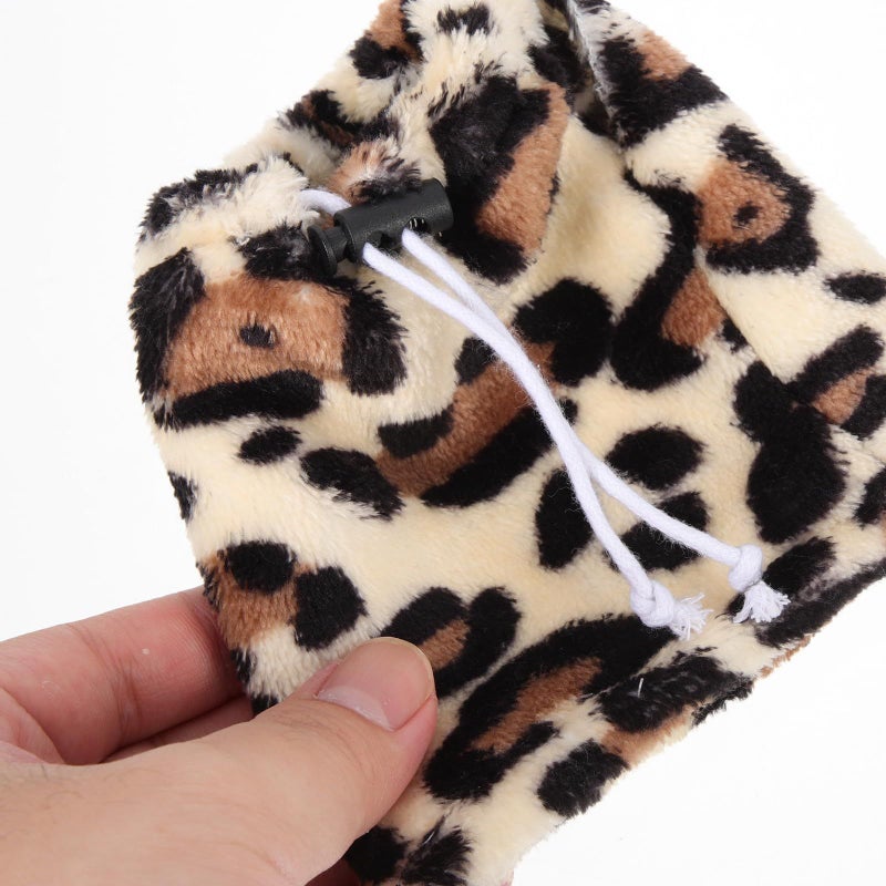 Small Reptile Warm Clothing Leopard Print Outfit For Bearded Dragon Chameleon Pet Costume - Image 5