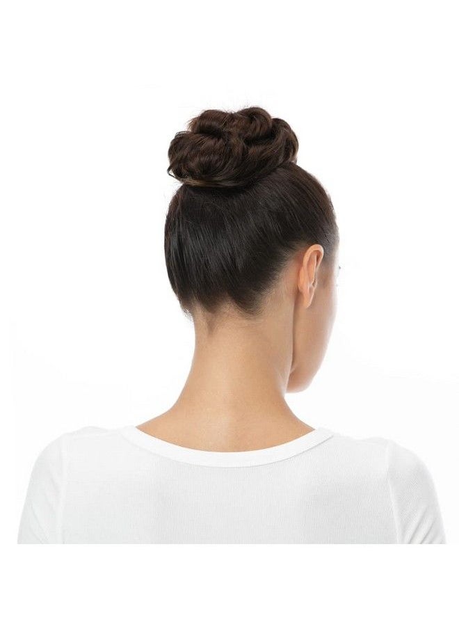 Bella Hair - Human Hair Messy Bun Hair Pieces For Women Instant Updo Curly Chignon Tray Ponytail Hairpiece Extension (27 Strawberry Blonde/Light Butterscotch Blonde) - Image 1
