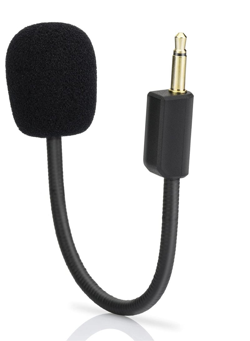 Detachable 3.5mm Boom Microphone for Razer BlackShark V2/V2 Pro Gaming Headset, Foam Included - Image 1