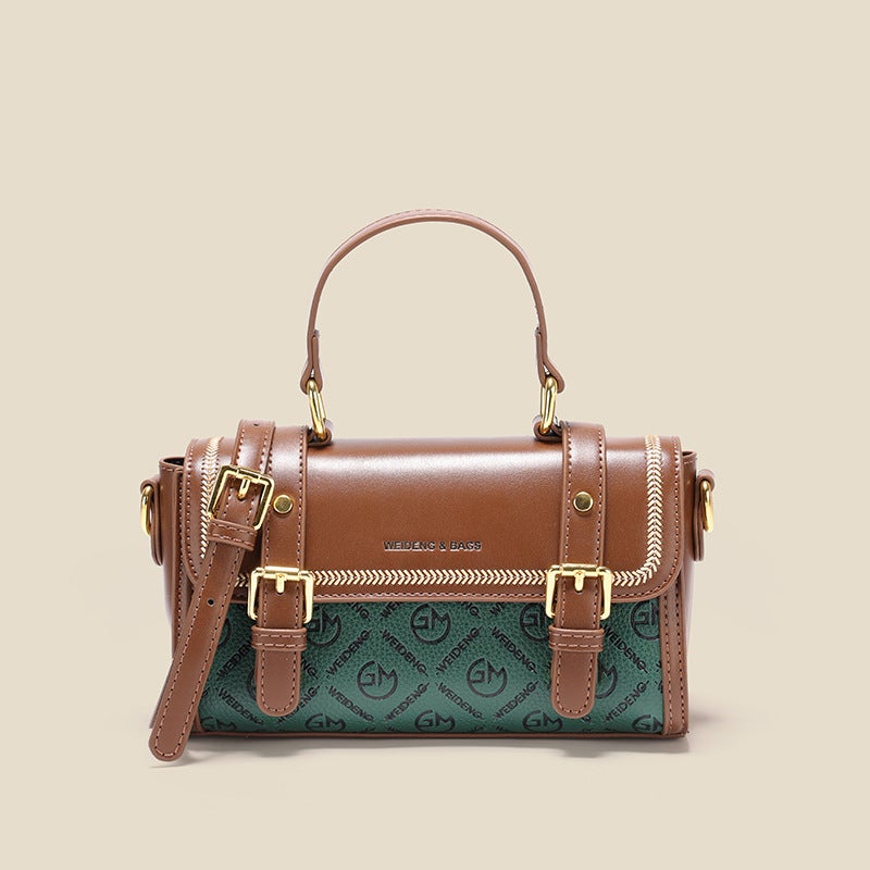High-Grade Texture Small Bag Women'S 2023 Early Spring New Fashionable Trendy Niche Crossbody Bag Explosive Portable Boston Bag - Image 1