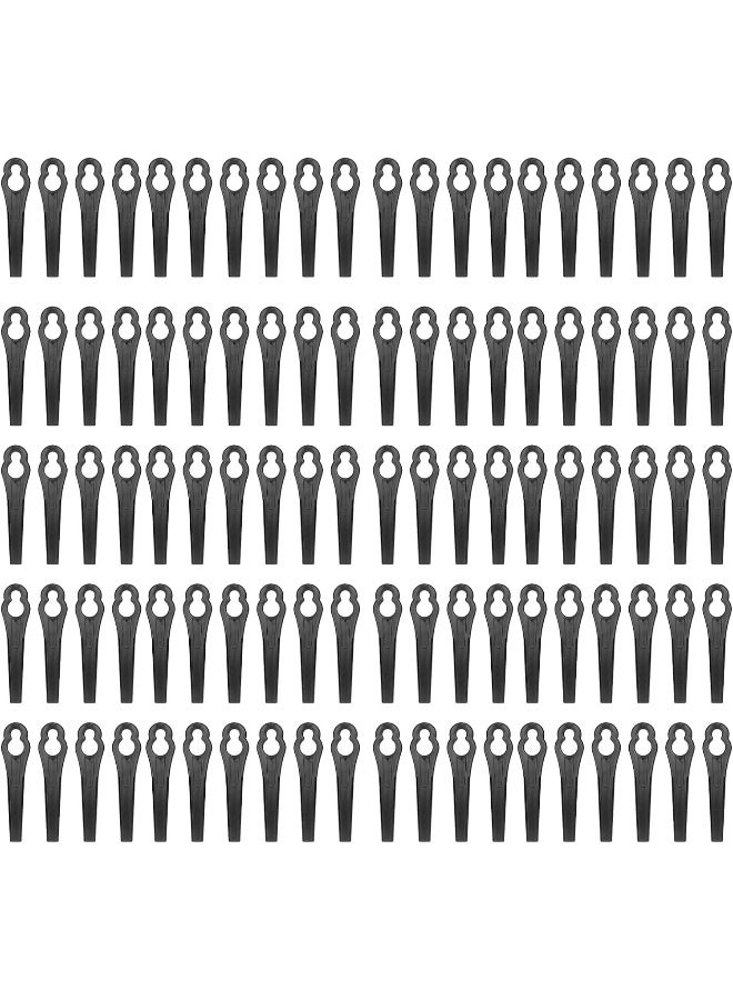 LiebeWH 100Pieces Trimmer Plastic Blade Replacement Grass Trimmer Accessory  - Image 1