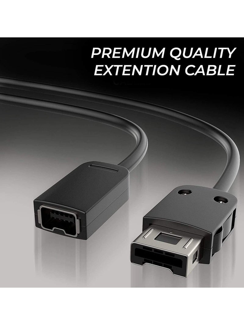 Captaintech 3M/10ft Extension Cable for SNES/NES Edition Classic Controller, Gamepad Extension Cable Compatible with Wii MINI NES(Black) - Image 4