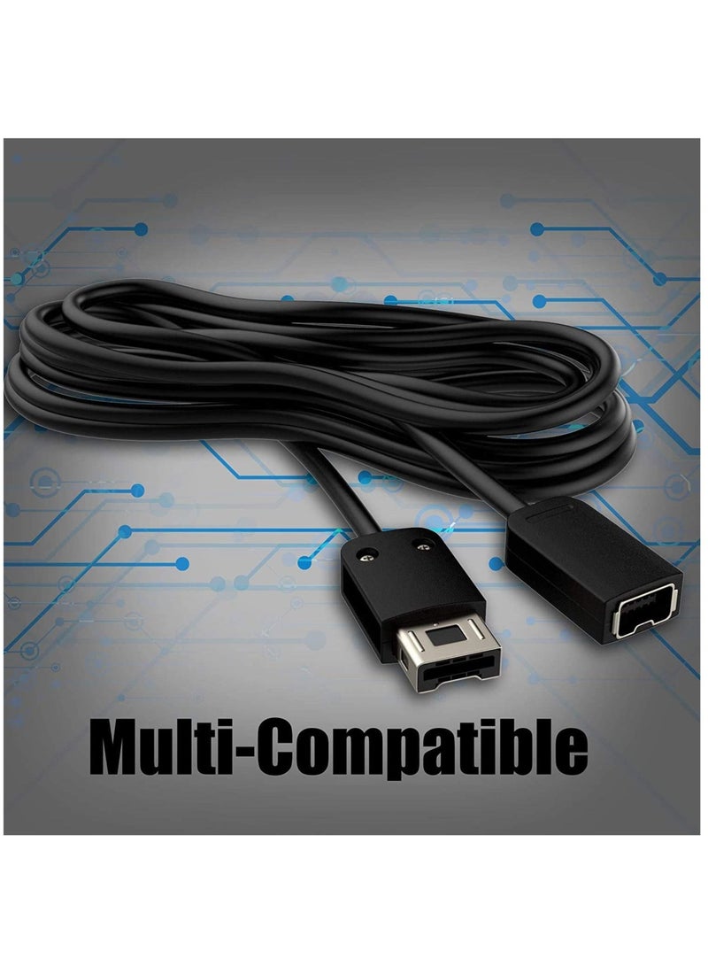 Captaintech 3M/10ft Extension Cable for SNES/NES Edition Classic Controller, Gamepad Extension Cable Compatible with Wii MINI NES(Black) - Image 5