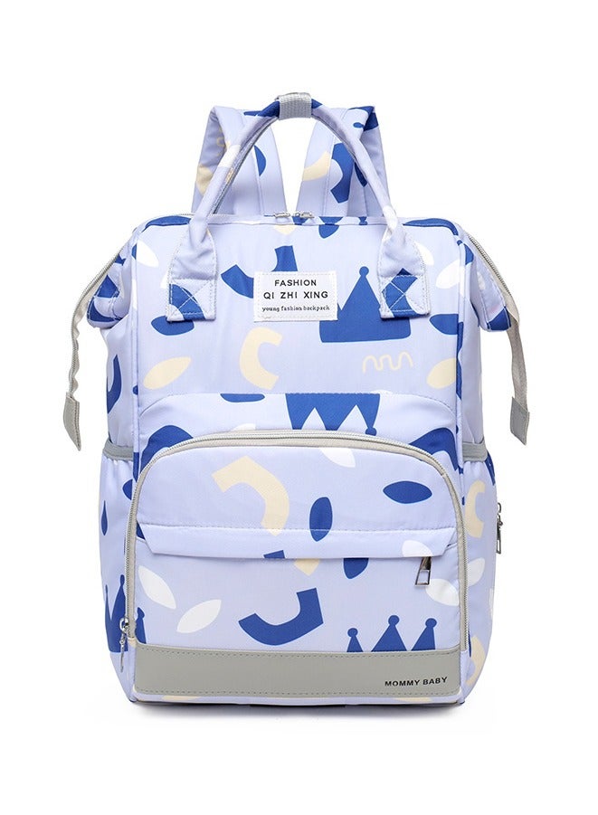 Large Capacity Water-Proof Printed Mommy Portable Maternity Diaper Backpack Bag With Stroller Strap Lightweight Multifunctional Durable Comfortable Diaper Bag for mommy - Image 1