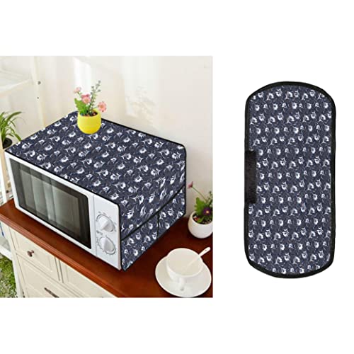 Wings Star Oven Top Cover for IFB 25 Litre Convection Microwave Oven (25BC4 Black) - Microwave Top Cover with 4 Utility Pockets and 1 Oven Handle Cover KUM05 - Image 3