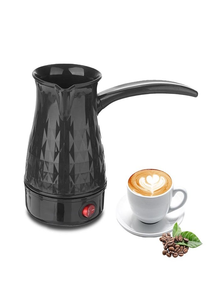 Leopacat Portable Turkish Coffee Pot - 600ml Electric Coffee Pot ABS and Stainless Steel Americano Kettle/Maker with Removable Anti Scald Handle for Heating Coffee Tea Milk,5-6 Cups - Image 1