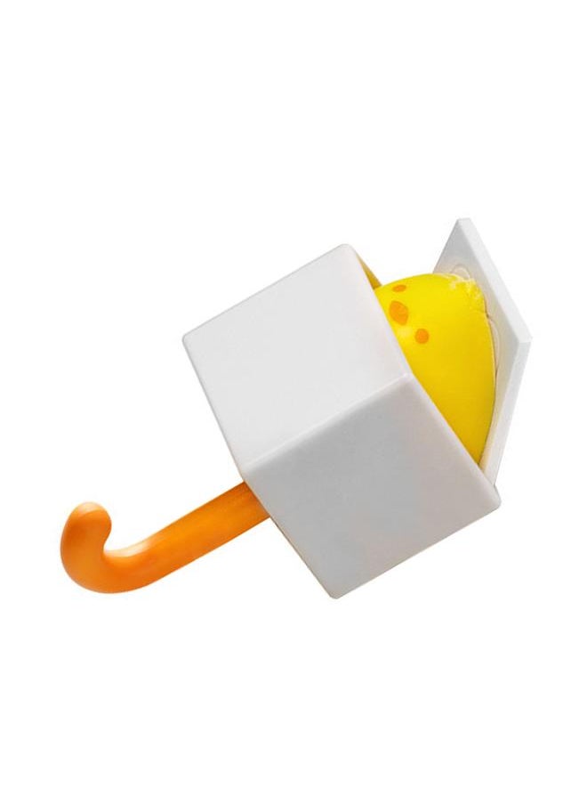 Thoraya Wall Hook Cute Creative ABS 3.3lb Load Bearing Multifunctional Adhesive Hook for Coat Key Little Yellow Chicken  - Image 4