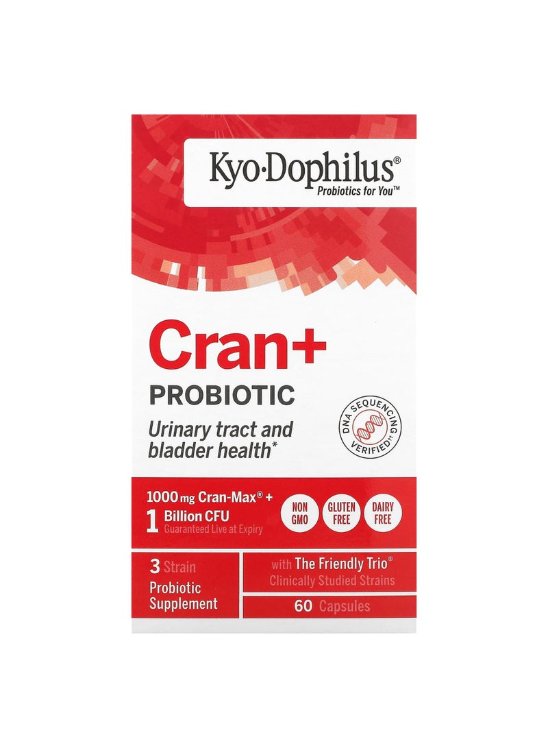 Kyo-Dophilus, Cran+ Probiotic , 60 Capsules