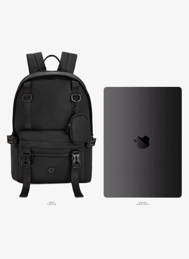 MISSY Solid Tactical Backpack With Detachable Pouch - Image 2