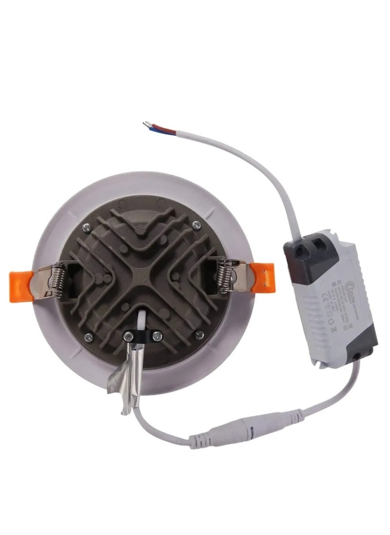 Levin Germany Levin Chip on Board LED High Quality Downlight, 10W-6500k, IP20, 1600 LM, 220-240V, Flicker Free, Warm White.  - Image 3