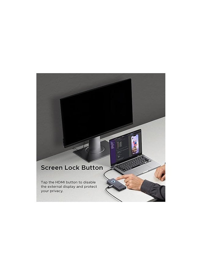 Ugreen Revodok Pro 9 in 1 USB C Hub Gigabit Ethernet Adapter 4K@60Hz HDMI, 100W PD Charging, USB A Data Ports, SD/TF Card Reader Compatible with Mac M1, M2, M3,M4, Steam Deck - - Image 4