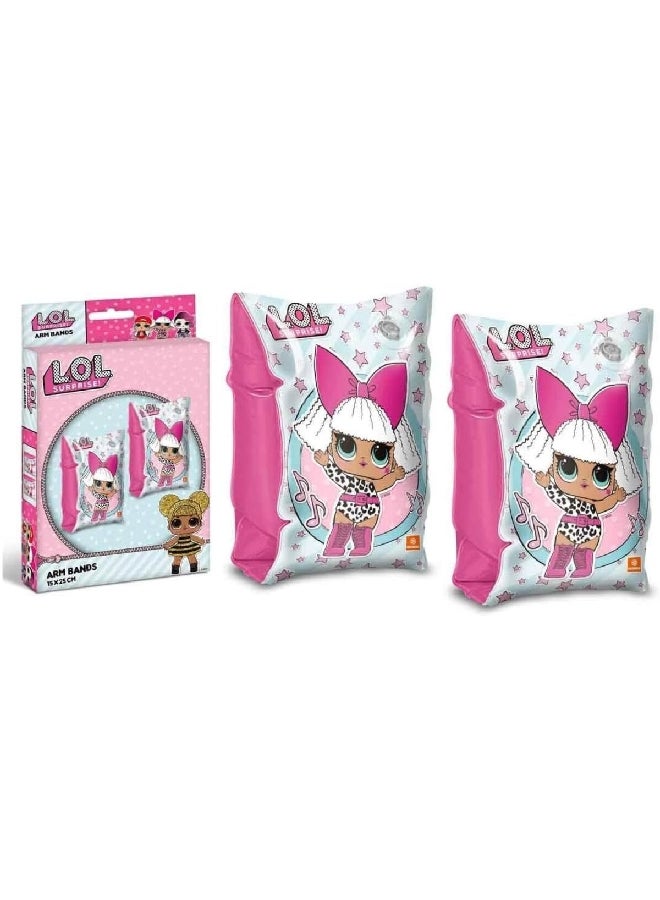 L.O.L. SURPRISE! 2-Piece Character Printed Inflatable Arm Bands Multicolour 15 x 25 cm INF-AR-12 - Image 2