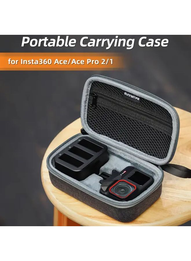 Insta360 Ace Pro 2 Multi Power Package Protective Case with EVA Soft Interior Zipper Closure - Image 4