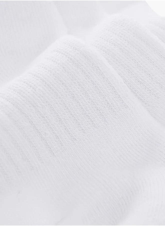 كابا Logo Print Ankle Length Socks - Set of 3