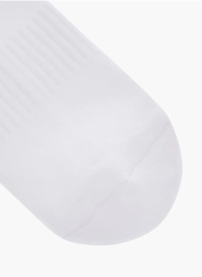 كابا Logo Print Ankle Length Socks - Set of 3