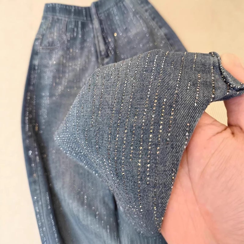 Unisex Casual Daily Denim Jeans - Image 4