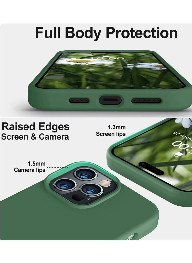 BORTONY iPhone 16 Pro Case Silicone Case Cover Durable and Anti Scratch Shockproof iPhone 16 Pro Cover 6.3 inch - Image 3