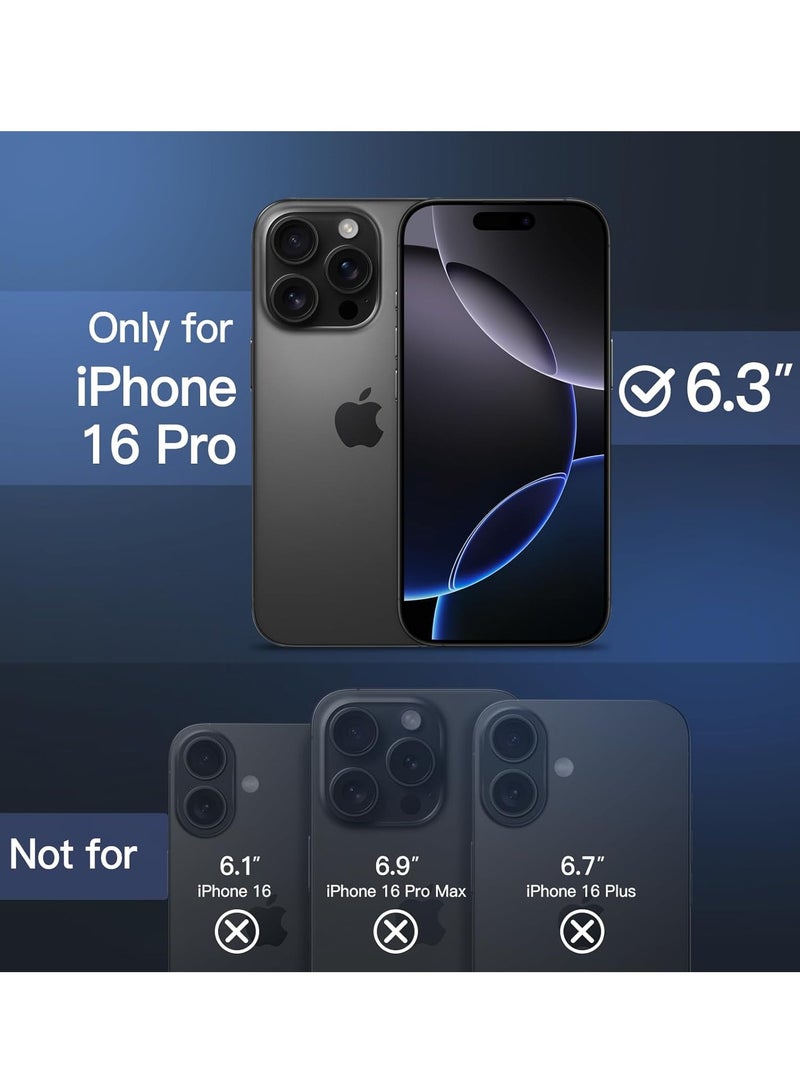 BORTONY iPhone 16 Pro Case Silicone Case Cover Durable and Anti Scratch Shockproof iPhone 16 Pro Cover 6.3 inch - Image 2