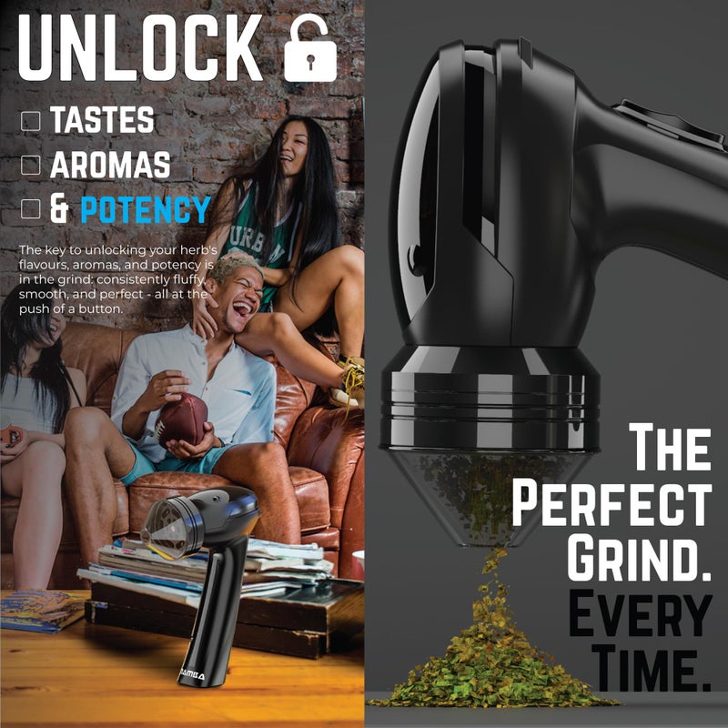 Mamba Grinder Electric Spice Grinders. Easy to Load One-Handed Use 1g USB Rechargeable Mill - Image 4