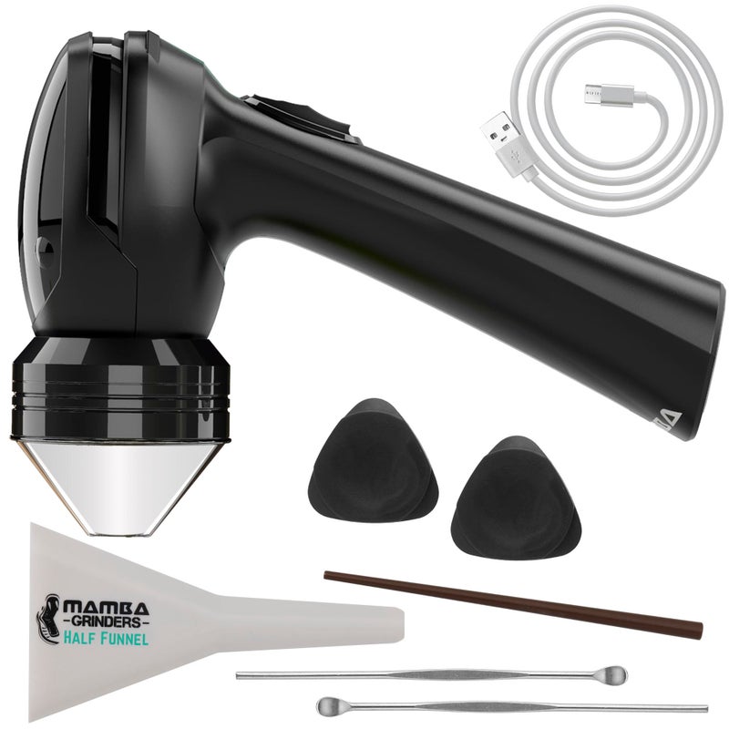 Mamba Grinder Electric Spice Grinders. Easy to Load One-Handed Use 1g USB Rechargeable Mill - Image 1