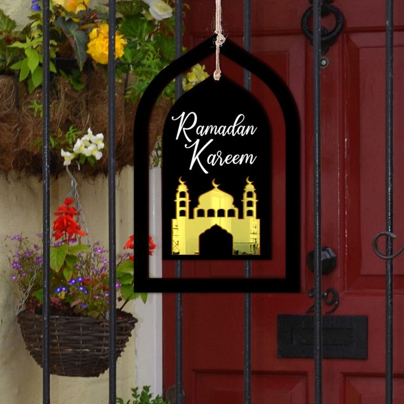 🏠 لافتات معلقة بتصميم أنيق مخصص للعيد مناسبة لنوافذ وأبواب المحلات - Image 4