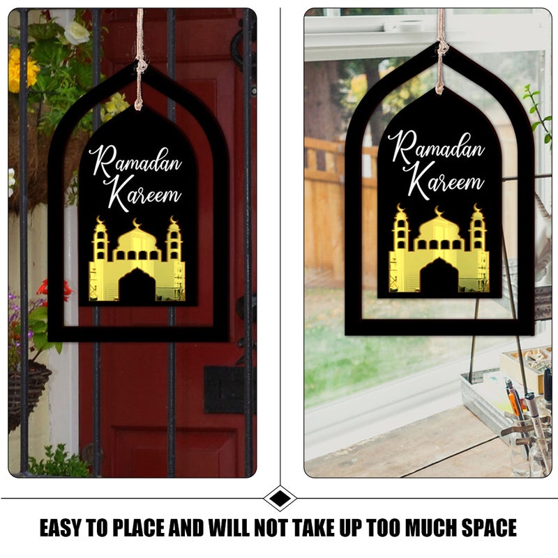 🏠 لافتات معلقة بتصميم أنيق مخصص للعيد مناسبة لنوافذ وأبواب المحلات - Image 5