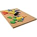 Constructive Playthings Hammer and Nail Pattern Puzzle with Cork Board Multicolor - Image 2