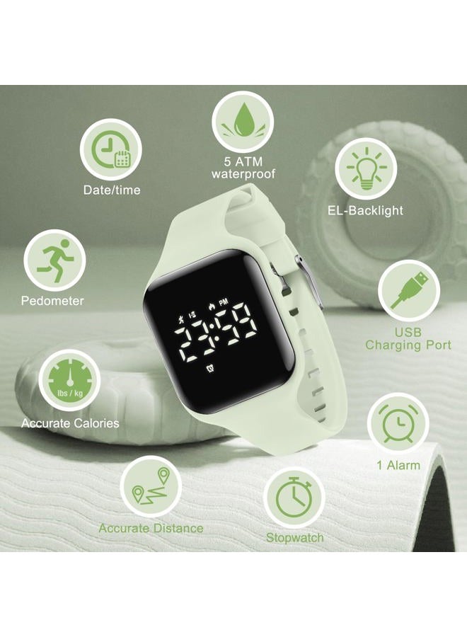 A ALPS Kids Watches Digital Sport Watch for Girls Boys, Fitness Tracker with Alarm Clock, No App Waterproof Watches for Teens Students Ages 5-12 - Image 5